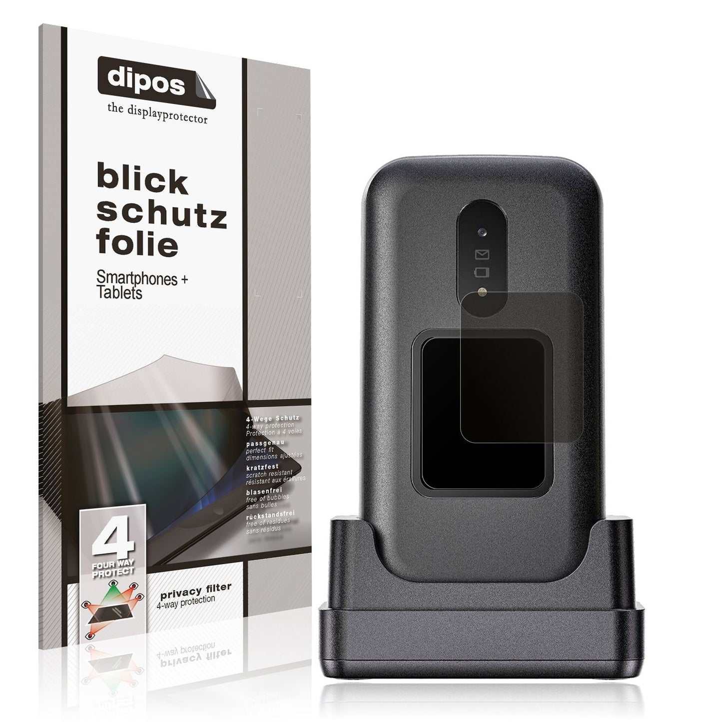 Blickschutzfolie für Doro 2880 Aussen-Display matt (1)