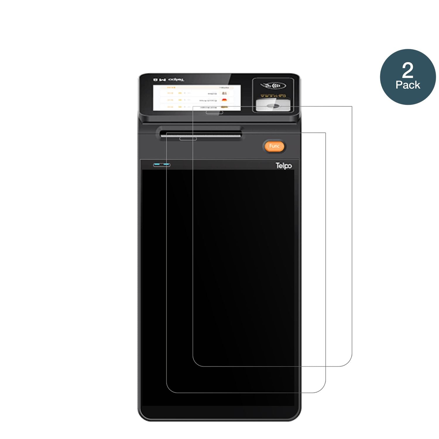 2x 9H Schutzfolie matt für Telpo M10 Back-Display  (2)