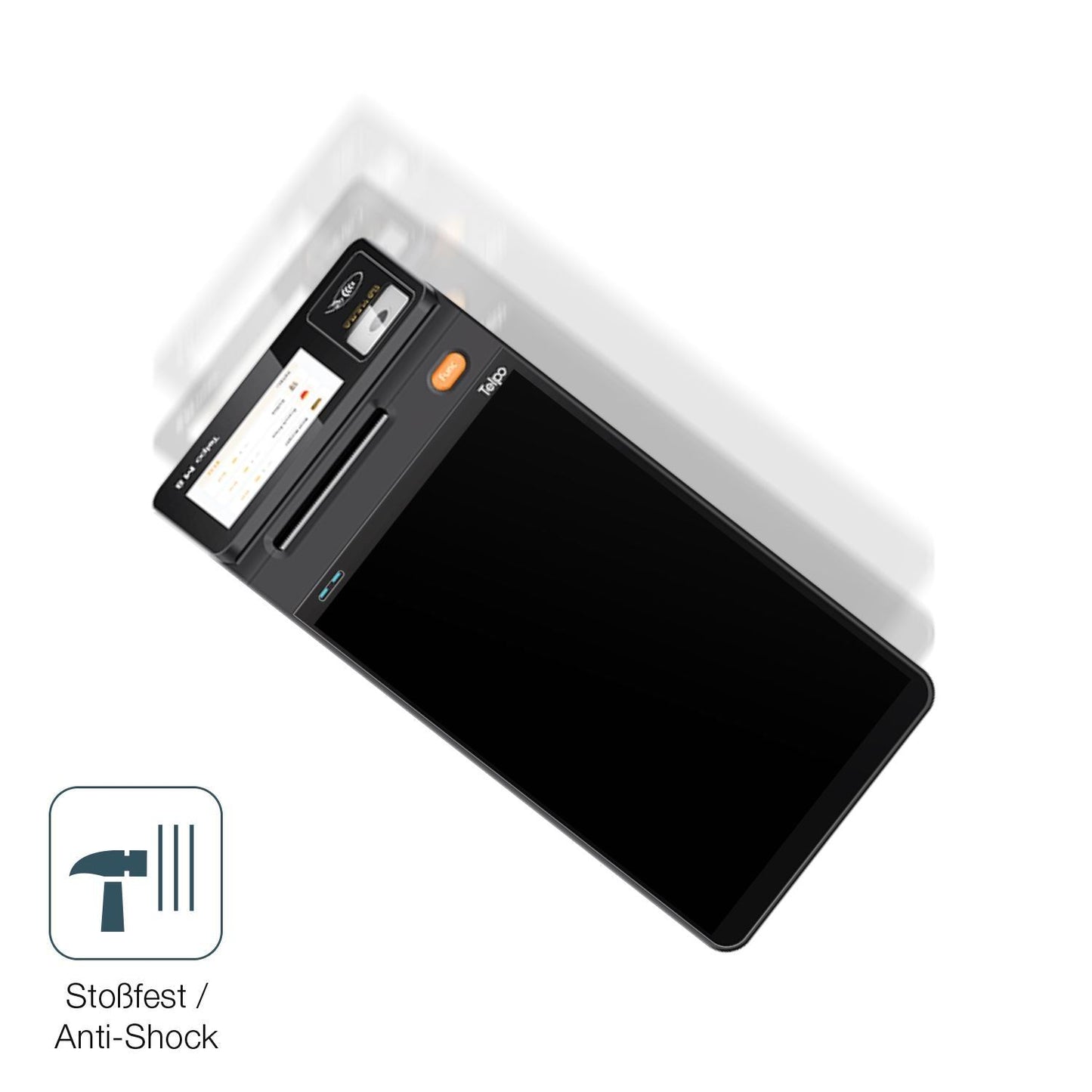 2x 9H Schutzfolie matt für Telpo M10 Back-Display  (4)