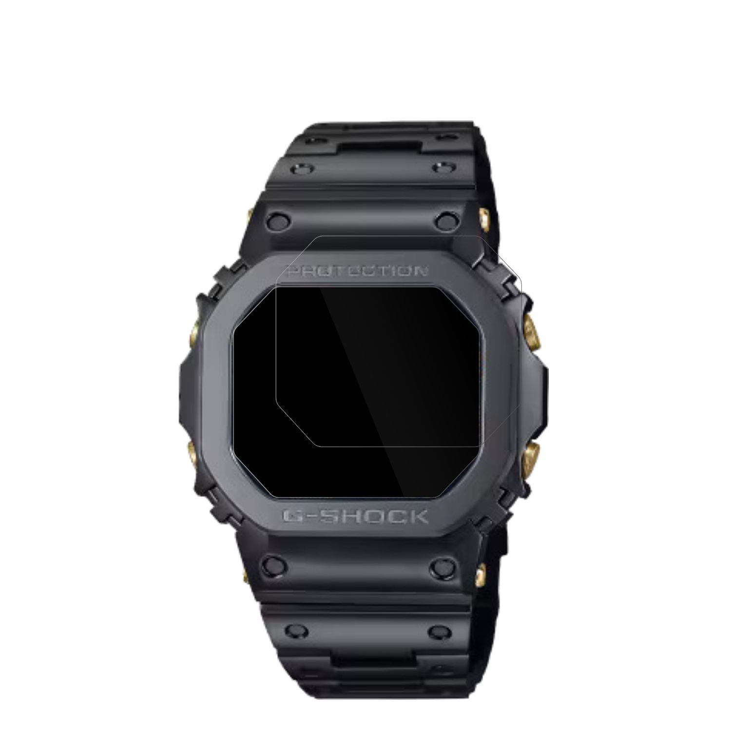 6x Schutzfolie klar für Casio W-216H-1AV Eckig Dis (2)