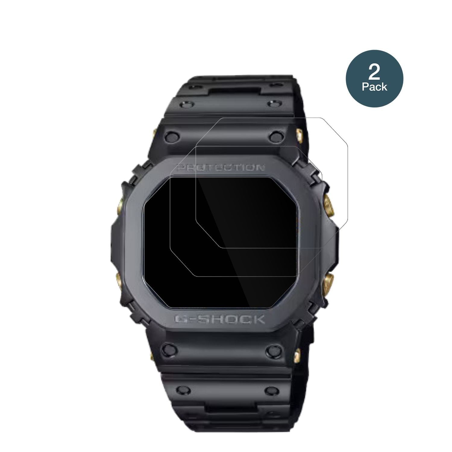 2x 9H Schutzfolie für Casio W-216H-1AV Eckig Panze (2)