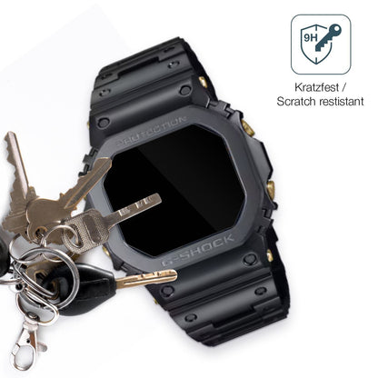 2x 9H Schutzfolie für Casio W-216H-1AV Eckig Panze (3)