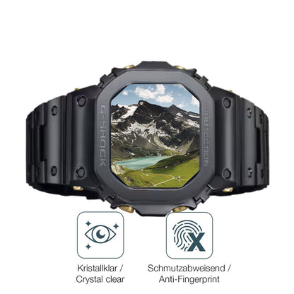2x 9H Schutzfolie für Casio W-216H-1AV Eckig Panze (5)