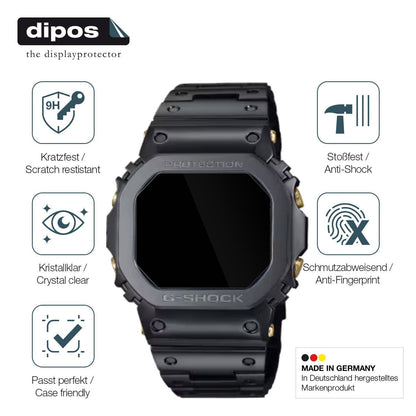 2x 9H Schutzfolie für Casio W-216H-1AV Eckig Panze (7)