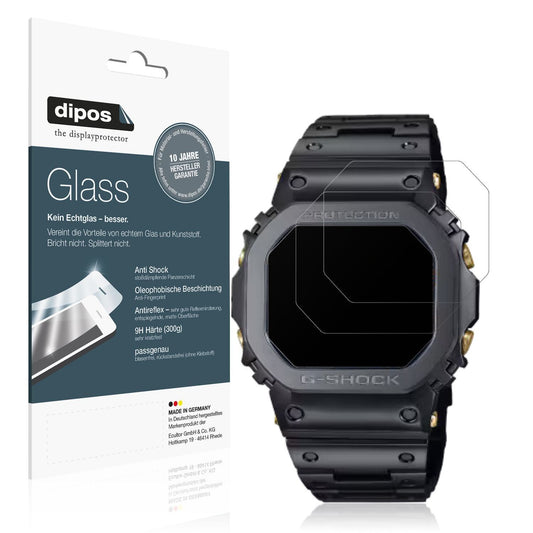 2x 9H Schutzfolie matt für Casio W-216H-1AV Eckig  (1)