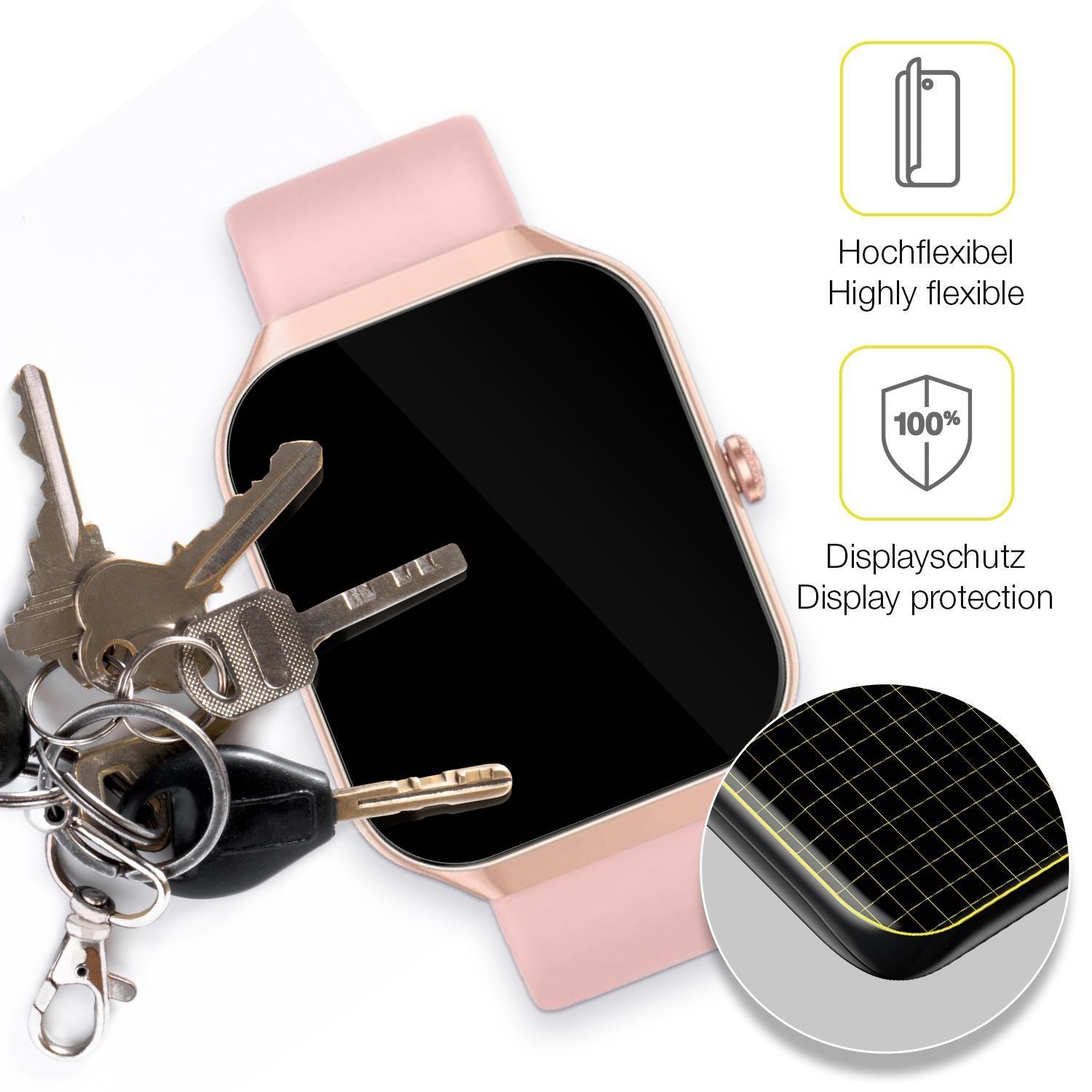 2x 3D Full Cover Schutzfolie für Fempoin P99 1.96  (3)