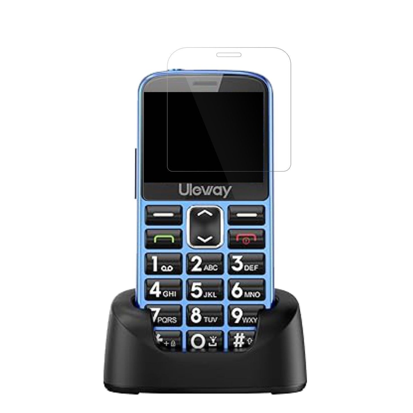 4x Schutzfolie klar für Uleway T185 Display-Schutz (2)