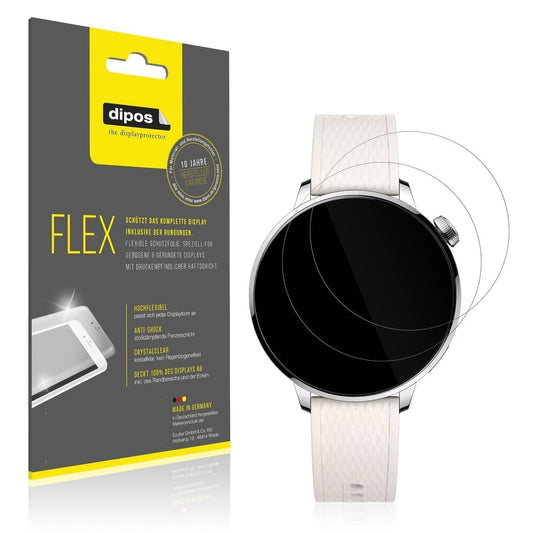 2x 3D Full Cover Schutzfolie für Oppo Watch X2 Min (1)