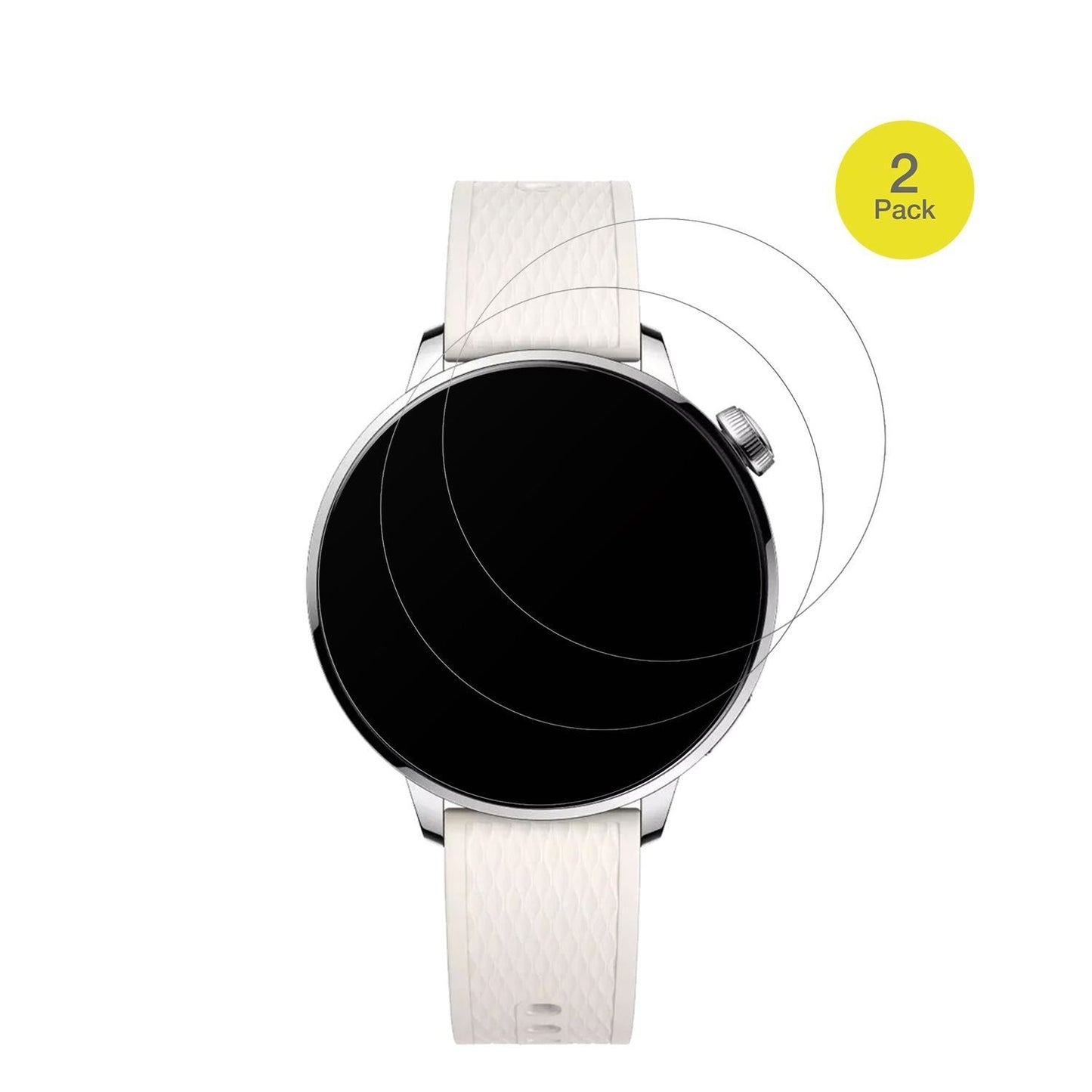 2x Full Cover Schutzfolie matt für Oppo Watch X2 M (2)