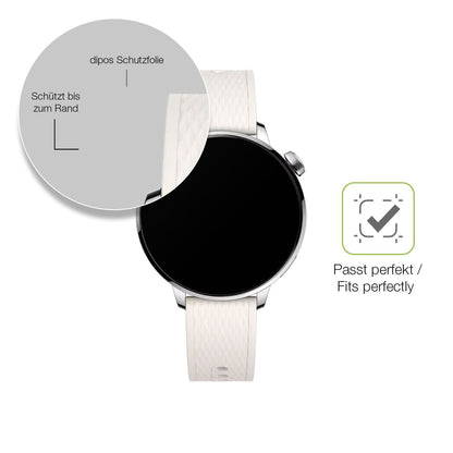 2x Full Cover Schutzfolie matt für Oppo Watch X2 M (6)