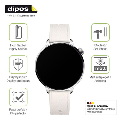 2x Full Cover Schutzfolie matt für Oppo Watch X2 M (7)