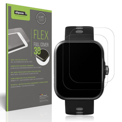 2x Full Cover Schutzfolie matt für CW Watch S1 (1)