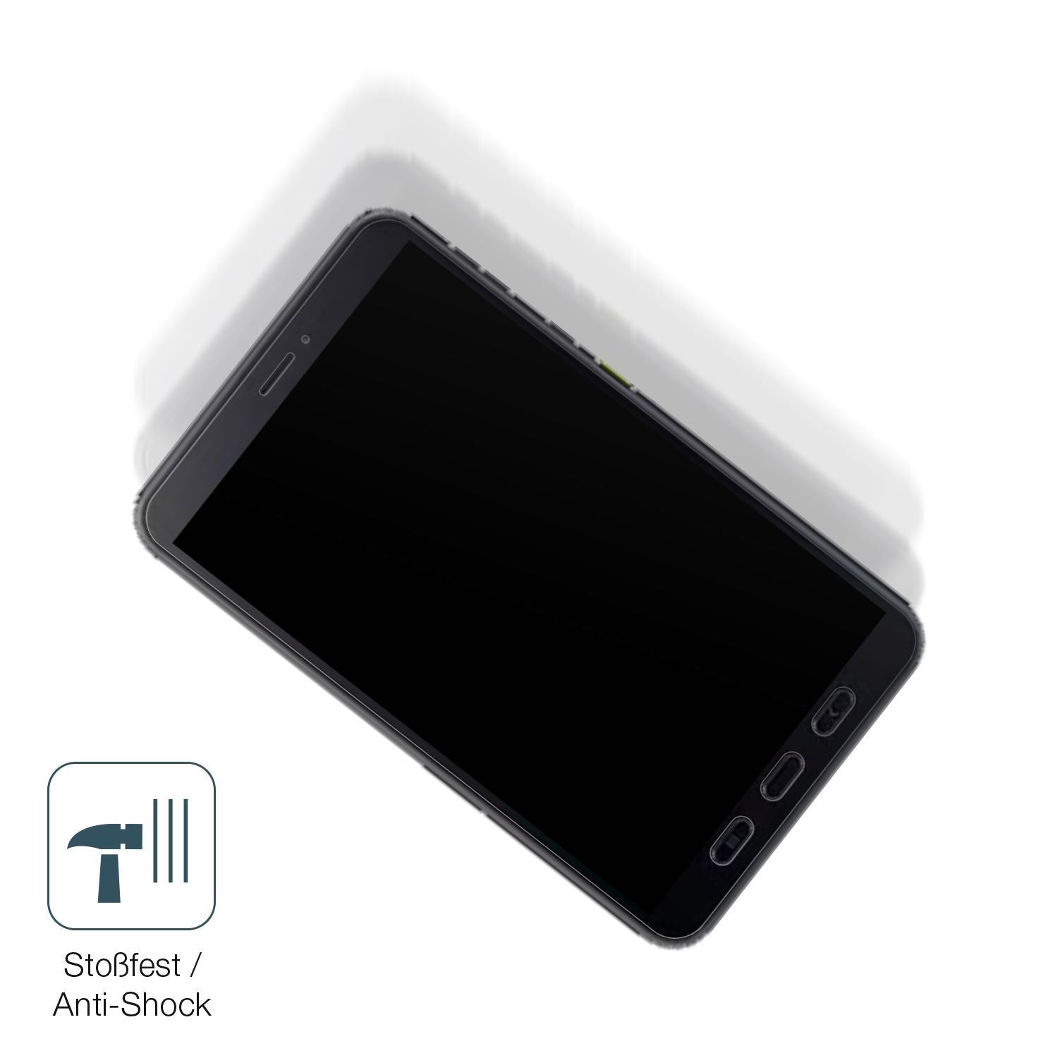 2x 9H Schutzfolie matt für Samsung Galaxy Tab Acti (4)