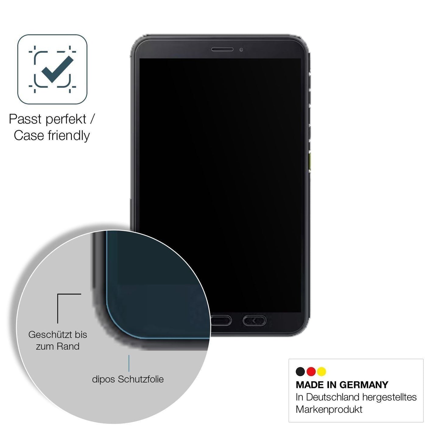 2x 9H Schutzfolie matt für Samsung Galaxy Tab Acti (6)