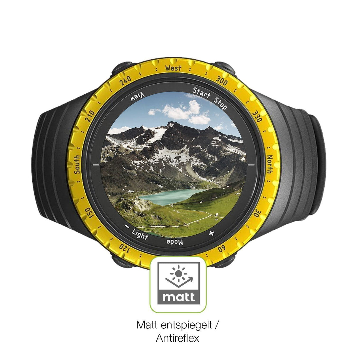 2x Full Cover Schutzfolie matt für Suunto Core Bla (5)