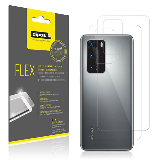 2x 3D Full Cover Schutzfolie für Huawei P40 Pro Rü (1)
