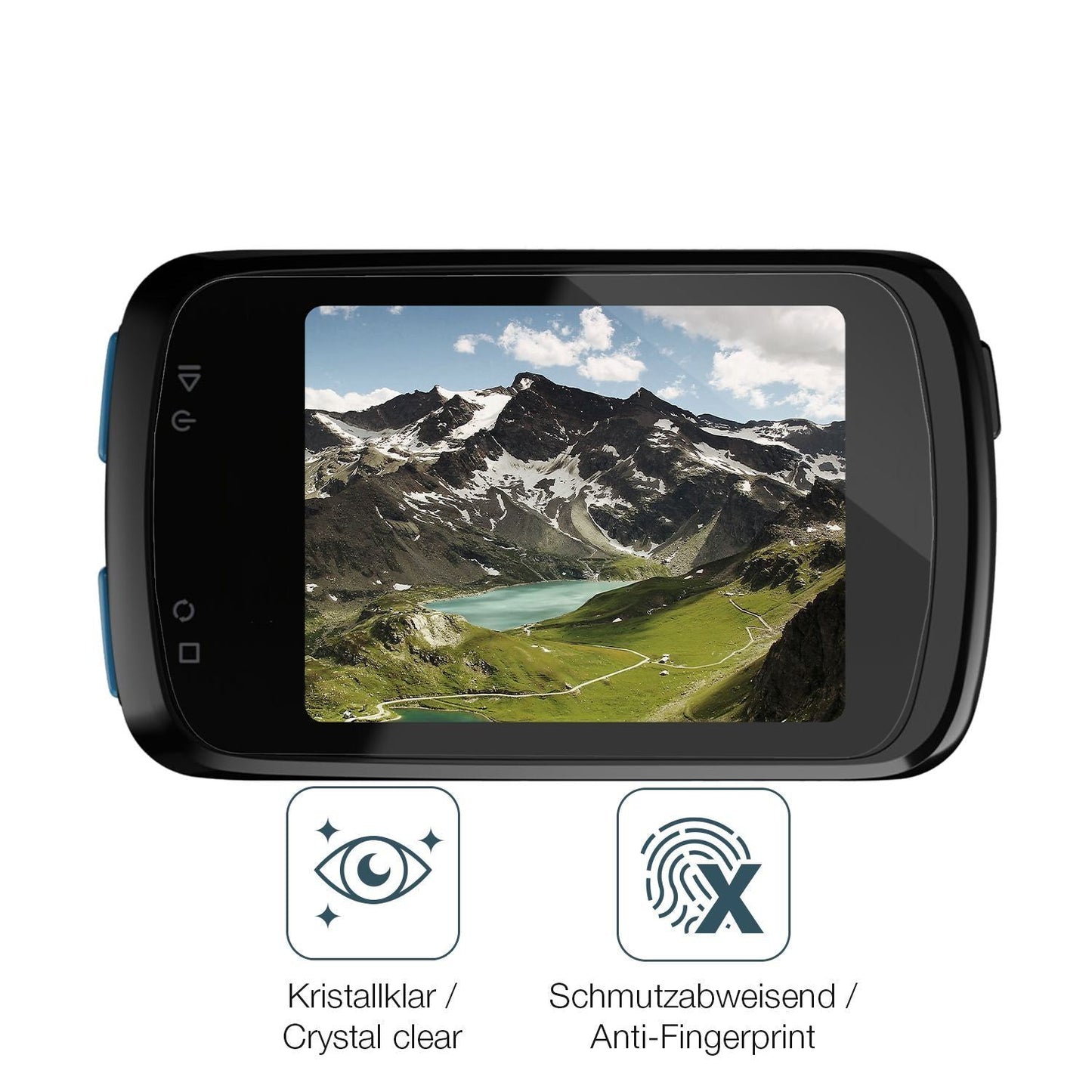 2x Schutzfolie klar für Geoid CC500 2.5 Zoll Displ (4)
