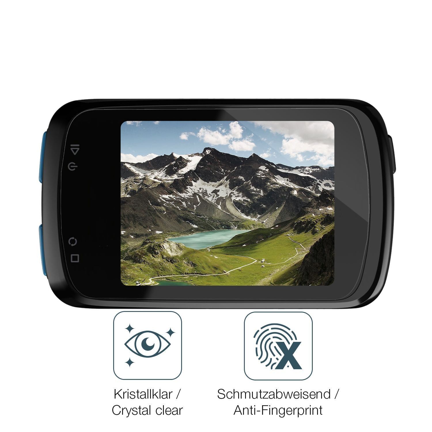 2x 9H Schutzfolie für Geoid CC500 2.5 Zoll Panzerf (5)