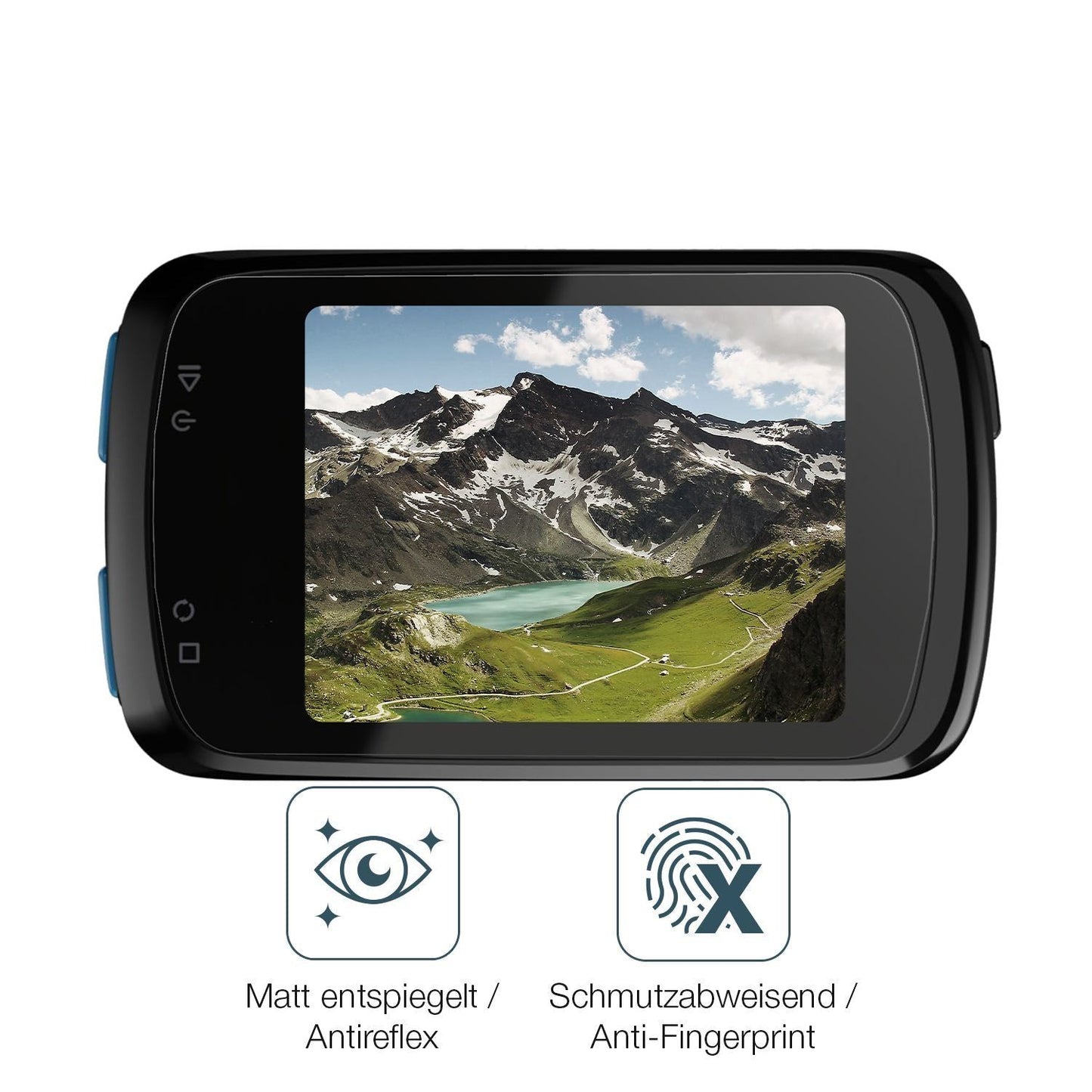 2x 9H Schutzfolie matt für Geoid CC500 2.5 Zoll Pa (5)