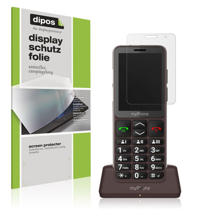 4x Schutzfolie matt für myPhone Bueno LTE Display- (1)
