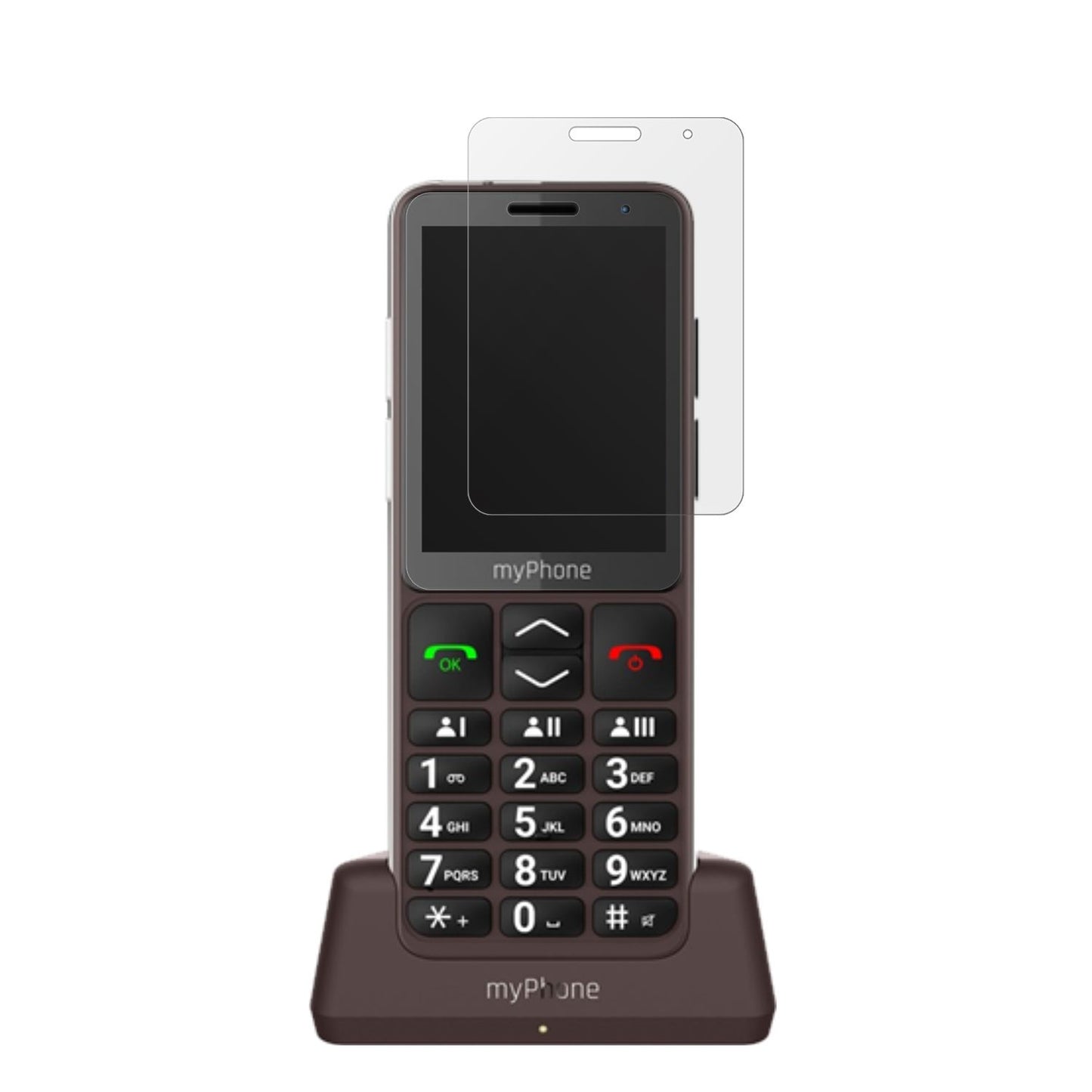 4x Schutzfolie matt für myPhone Bueno LTE Display- (2)