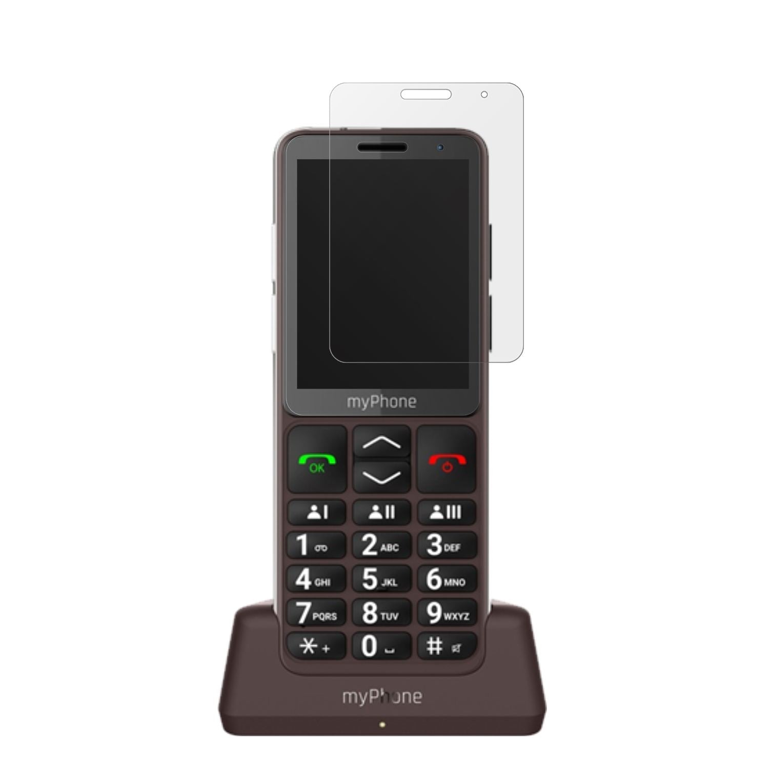 4x Schutzfolie matt für myPhone Bueno LTE Display- (2)