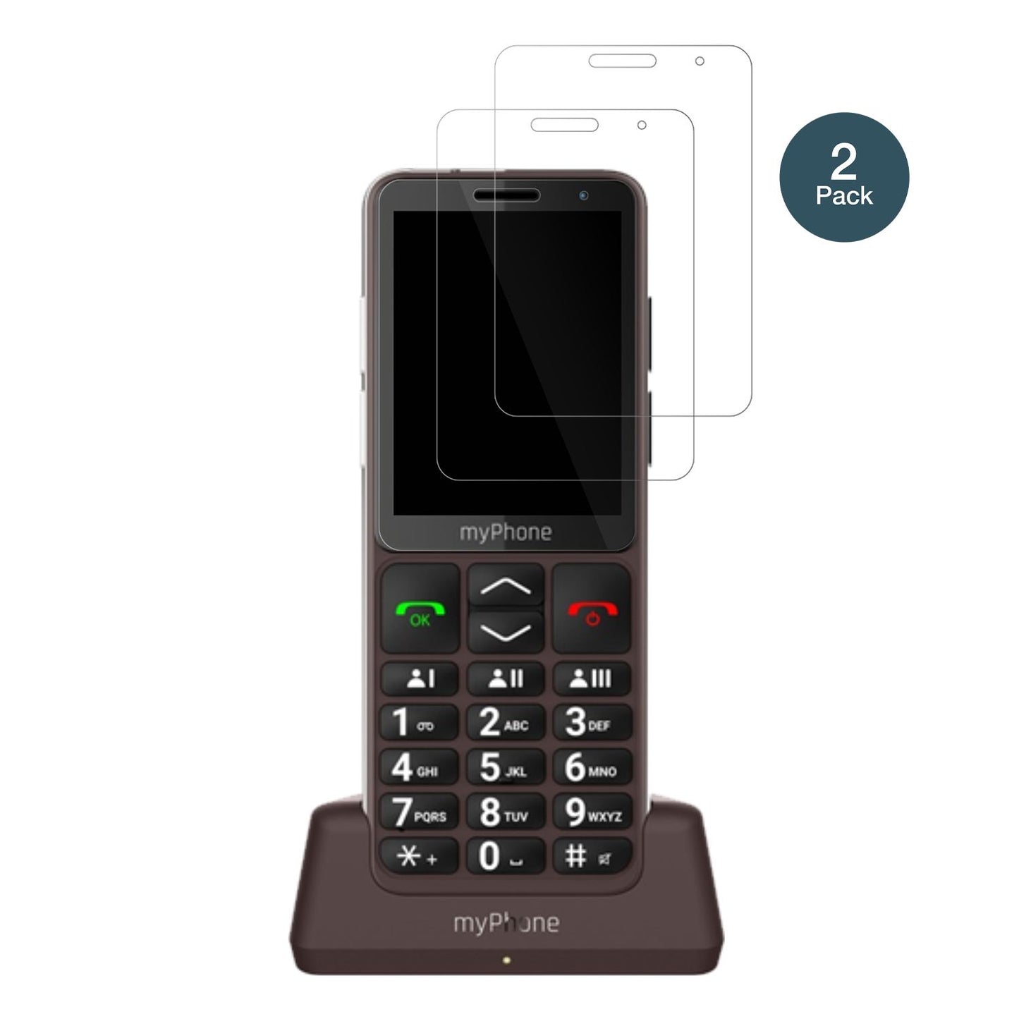 2x 9H Schutzfolie für myPhone Bueno LTE Panzerfoli (2)