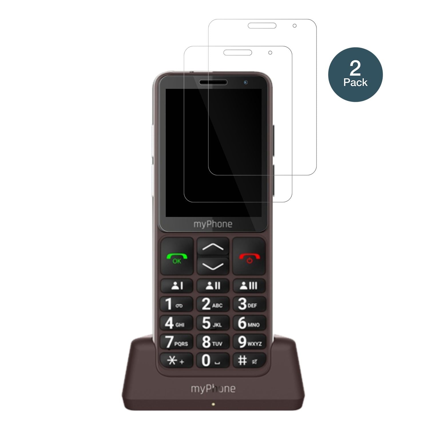 2x 9H Schutzfolie für myPhone Bueno LTE Panzerfoli (2)