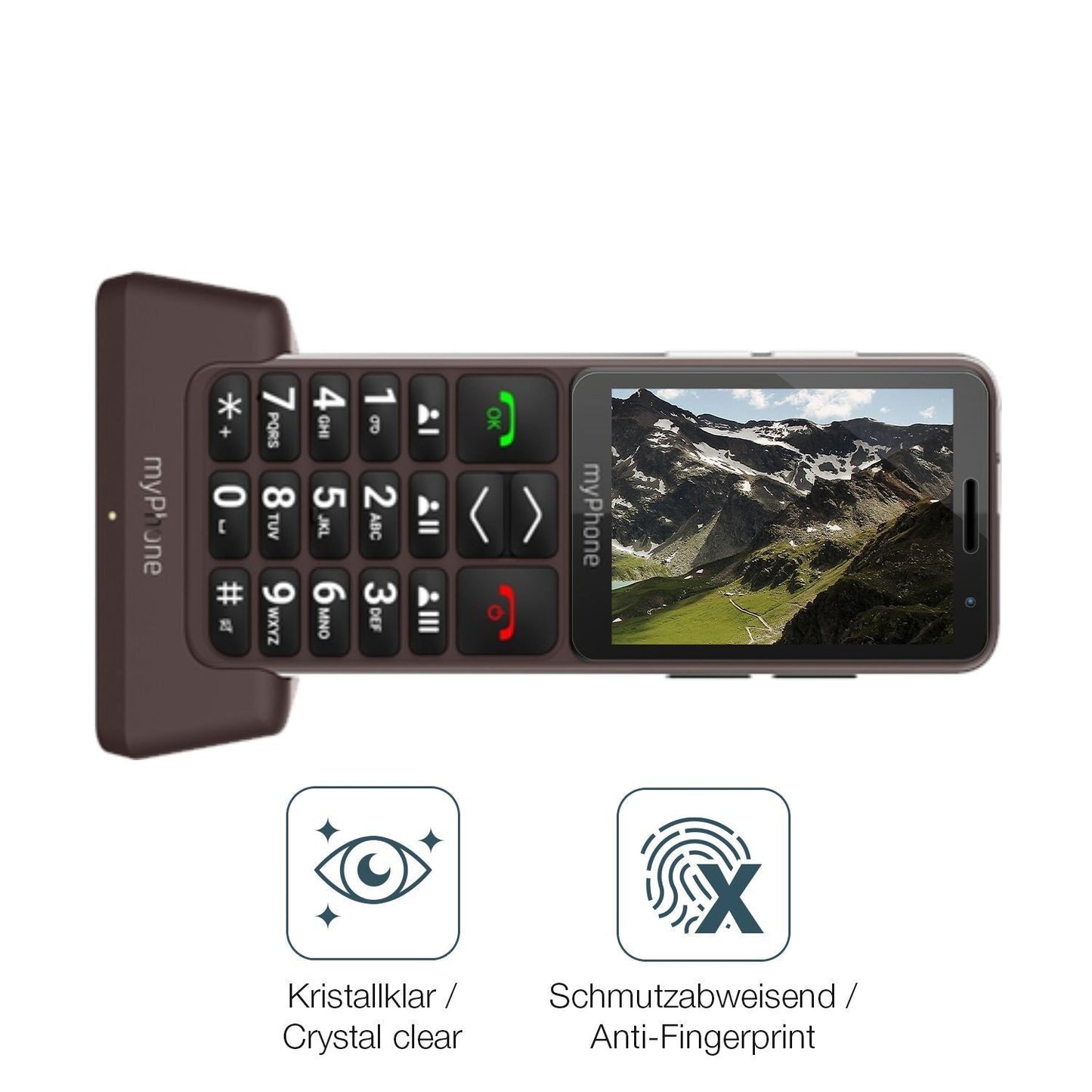 2x 9H Schutzfolie für myPhone Bueno LTE Panzerfoli (5)