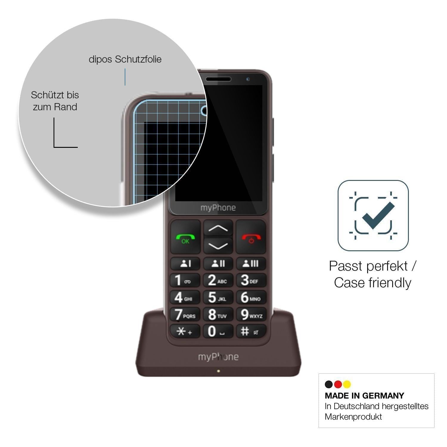 2x 9H Schutzfolie für myPhone Bueno LTE Panzerfoli (6)