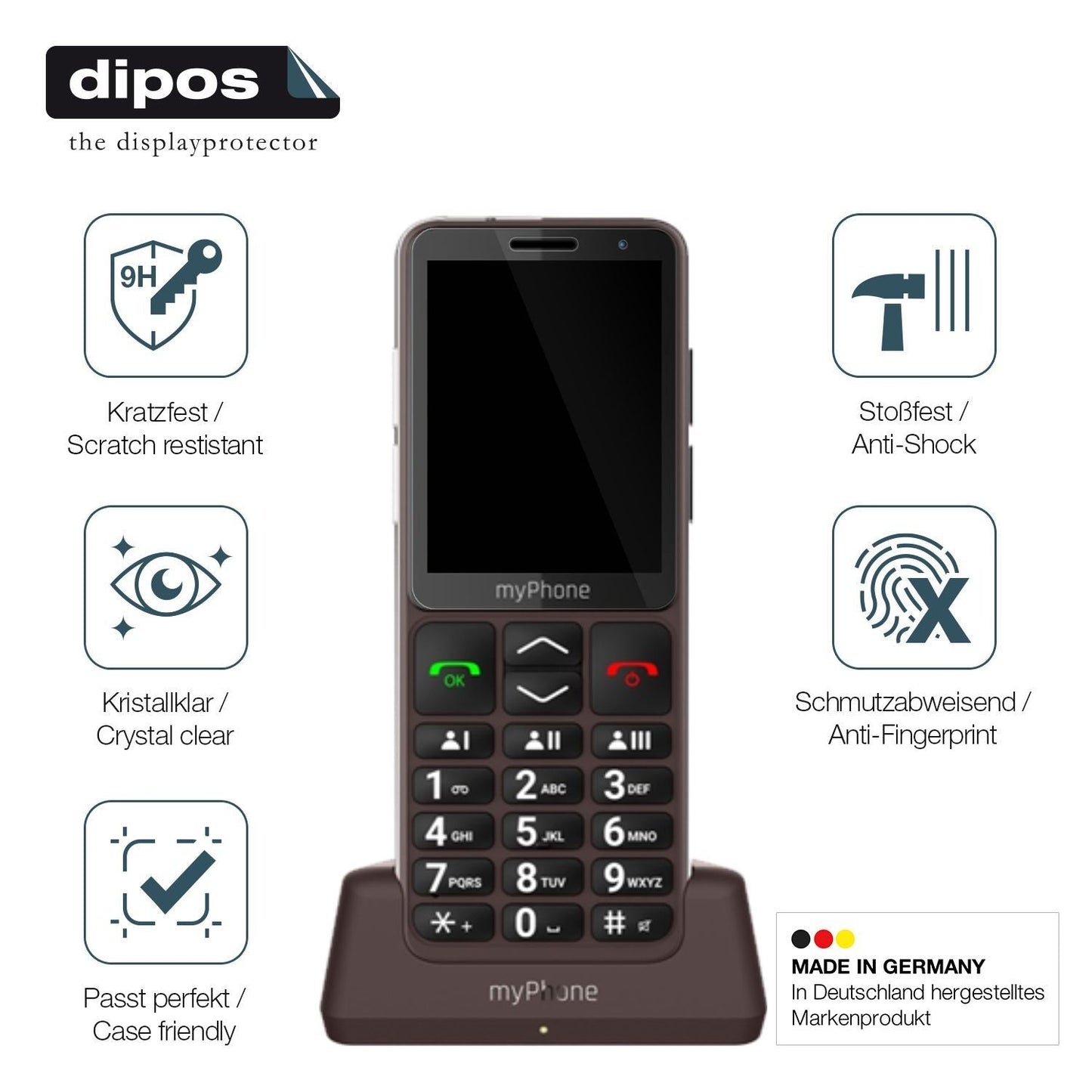 2x 9H Schutzfolie für myPhone Bueno LTE Panzerfoli (7)