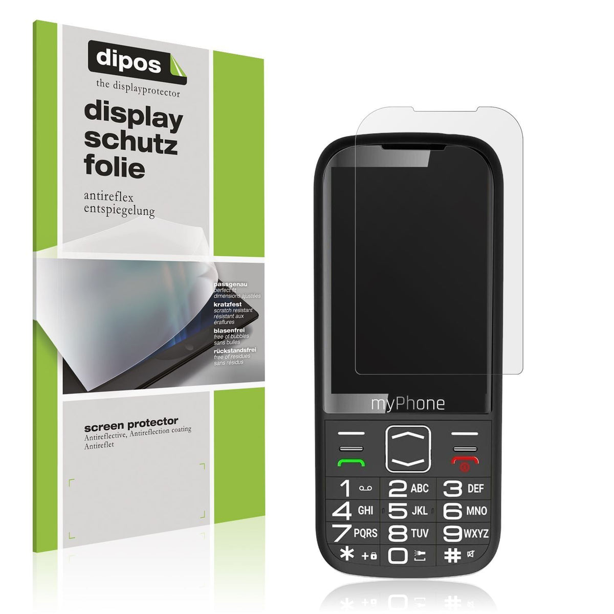 4x Schutzfolie matt für myPhone Harmony LTE Displa (1)