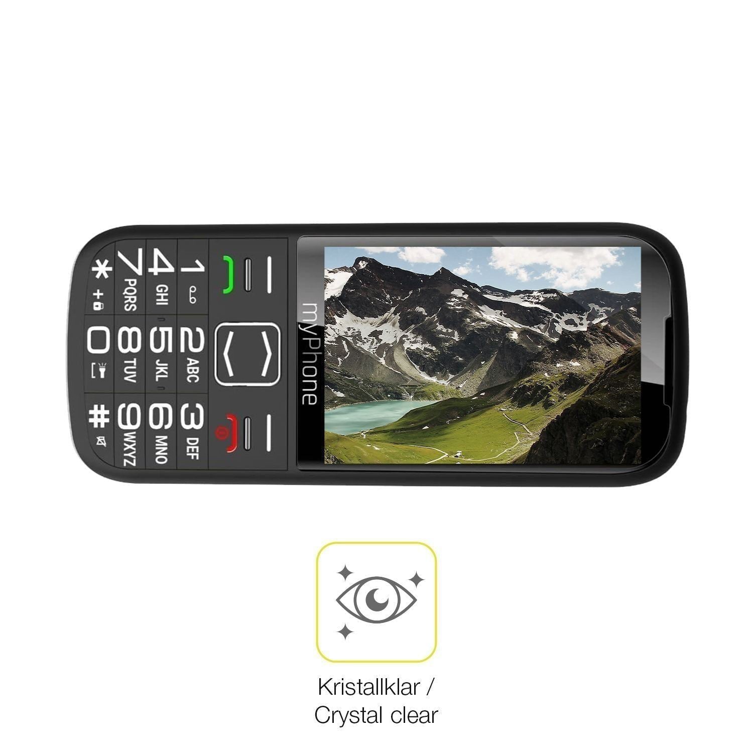 2x 3D Full Cover Schutzfolie für myPhone Halo4 Plu (5)