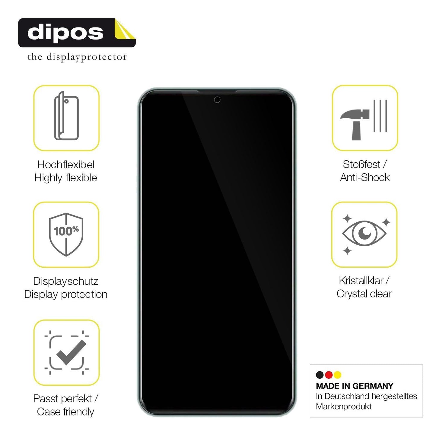 2x 3D Full Cover Schutzfolie für I Kall K450 Pro (7)