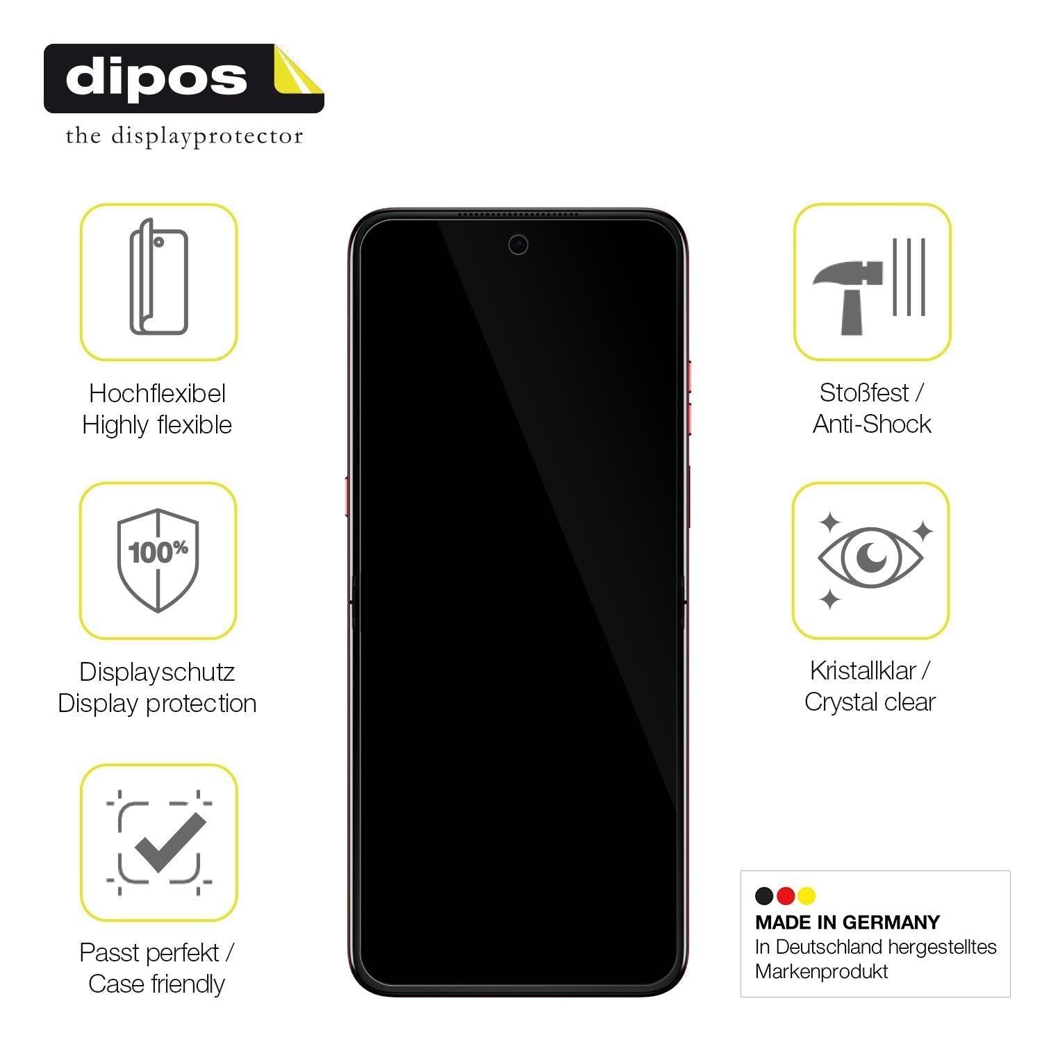 2x 3D Full Cover Schutzfolie für Motorola Razr 60  (7)