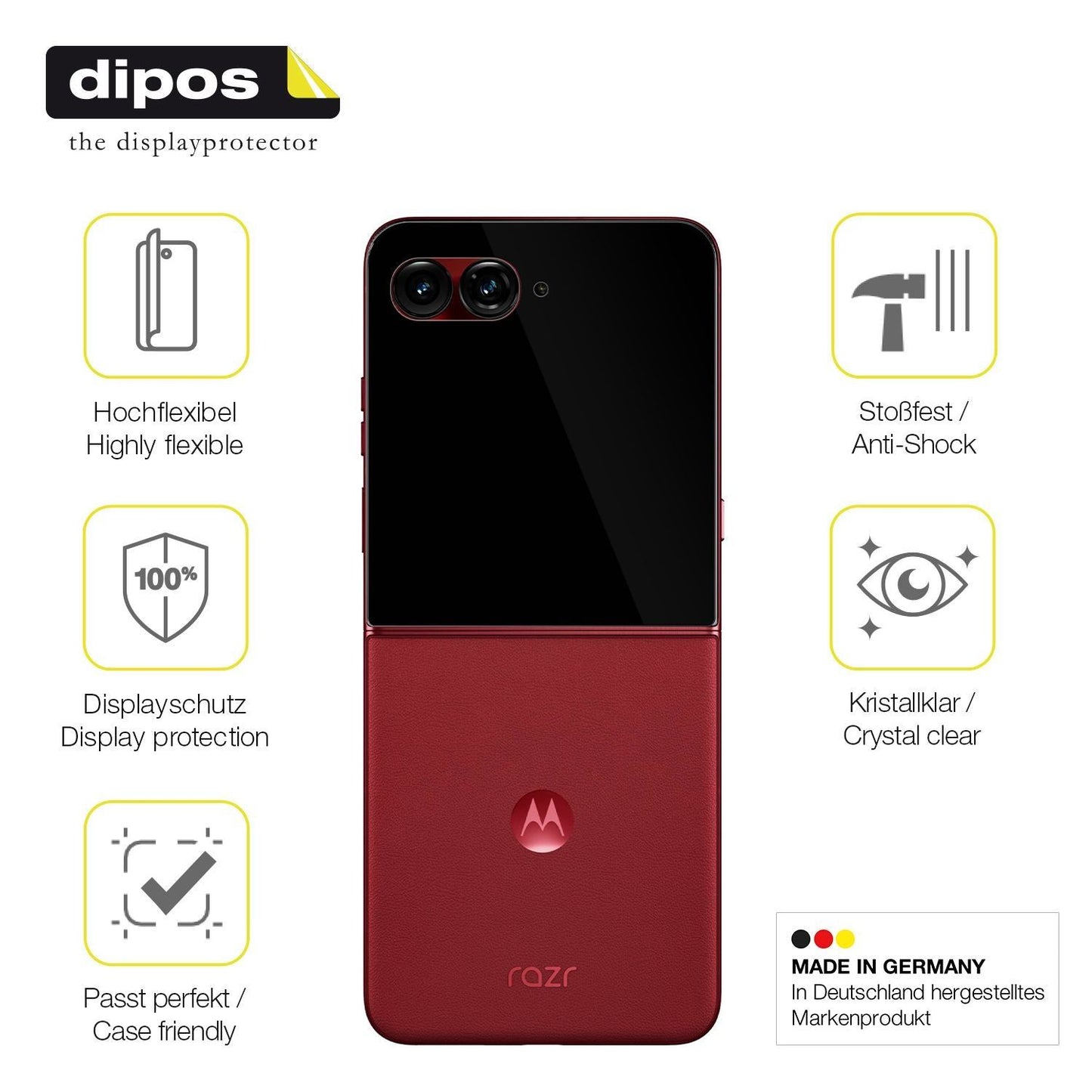2x 3D Full Cover Schutzfolie für Motorola Razr 60  (7)