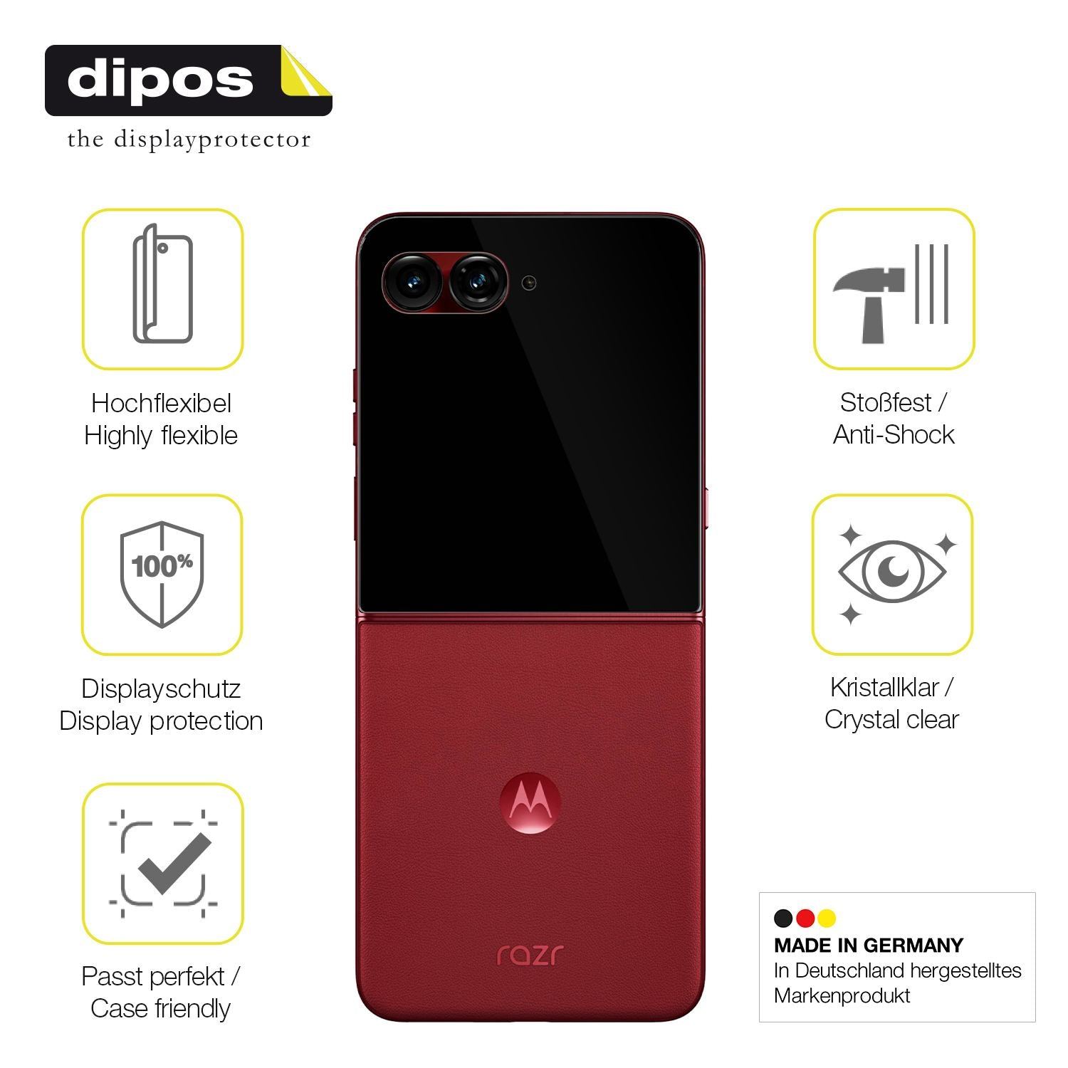 2x 3D Full Cover Schutzfolie für Motorola Razr 60  (7)