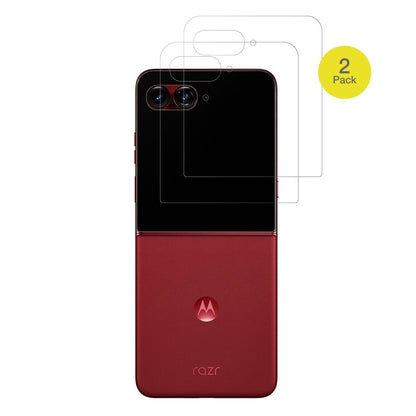 2x Full Cover Schutzfolie matt für Motorola Razr 6 (2)