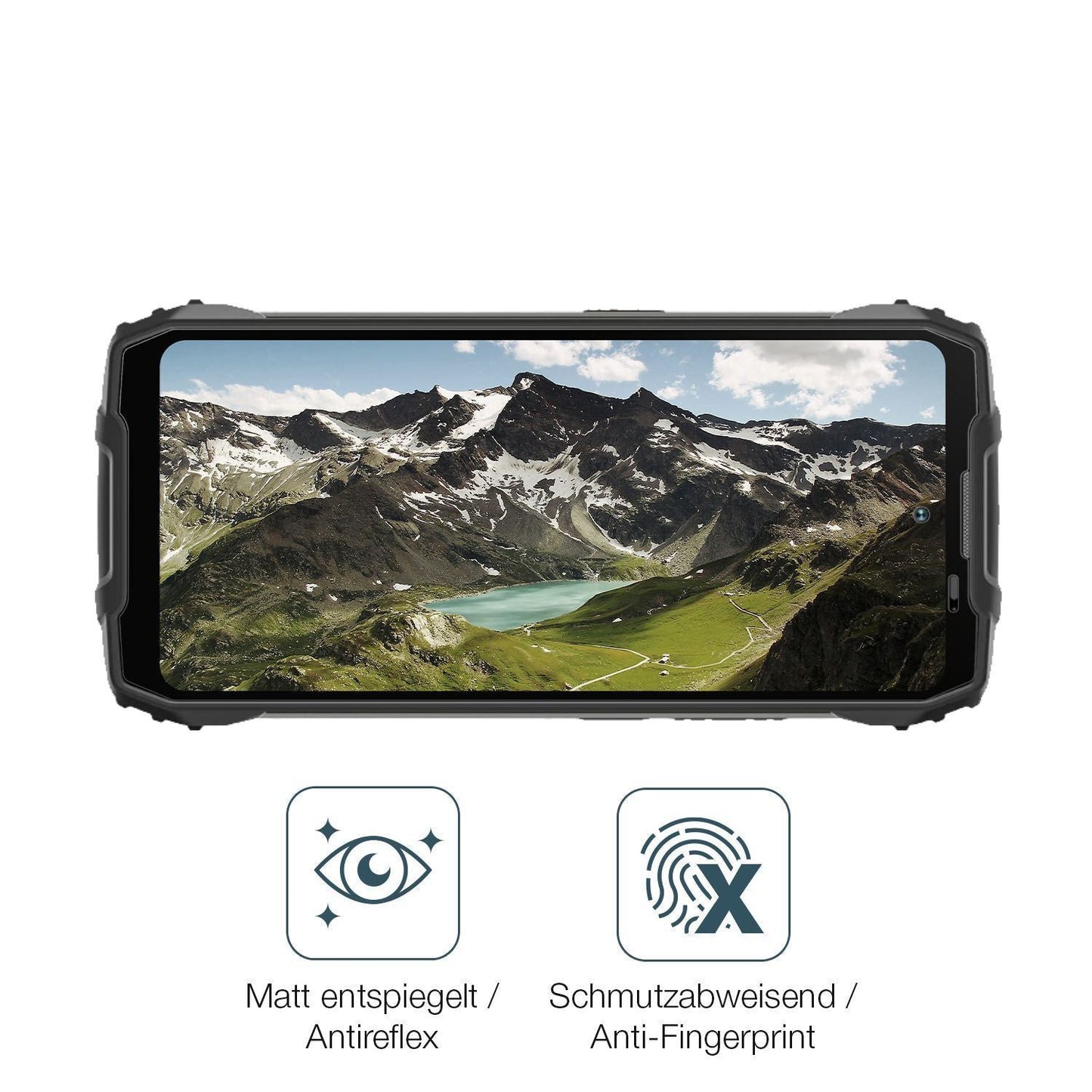 4x Schutzfolie matt für Blackview BL7000 Display-S (4)