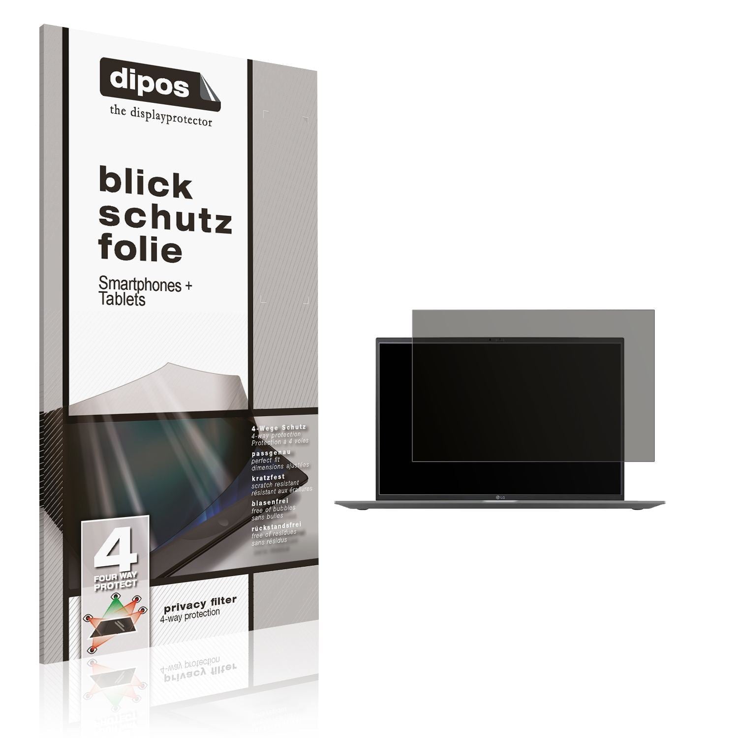Blickschutzfolie für LG Gram 17 Zoll 2025 matt Sch (1)