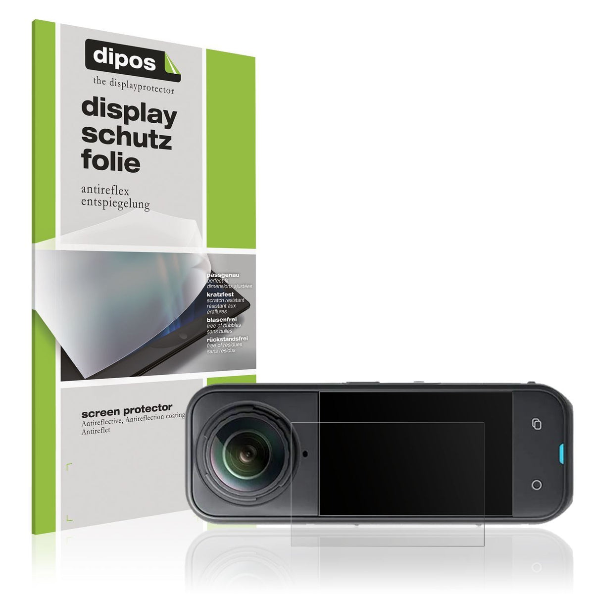 4x Schutzfolie matt für Insta360 X5 Display-Schutz (1)