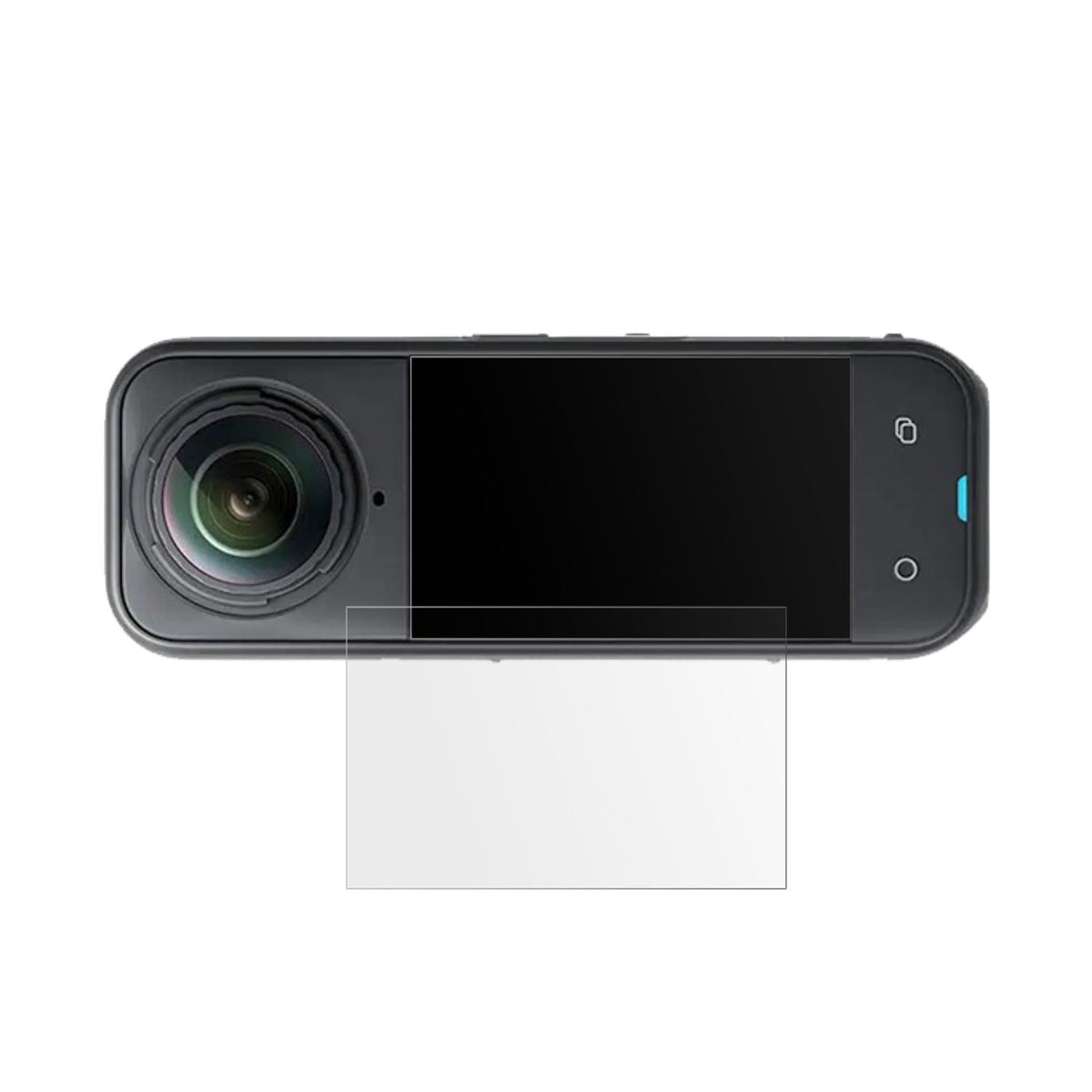 4x Schutzfolie matt für Insta360 X5 Display-Schutz (2)