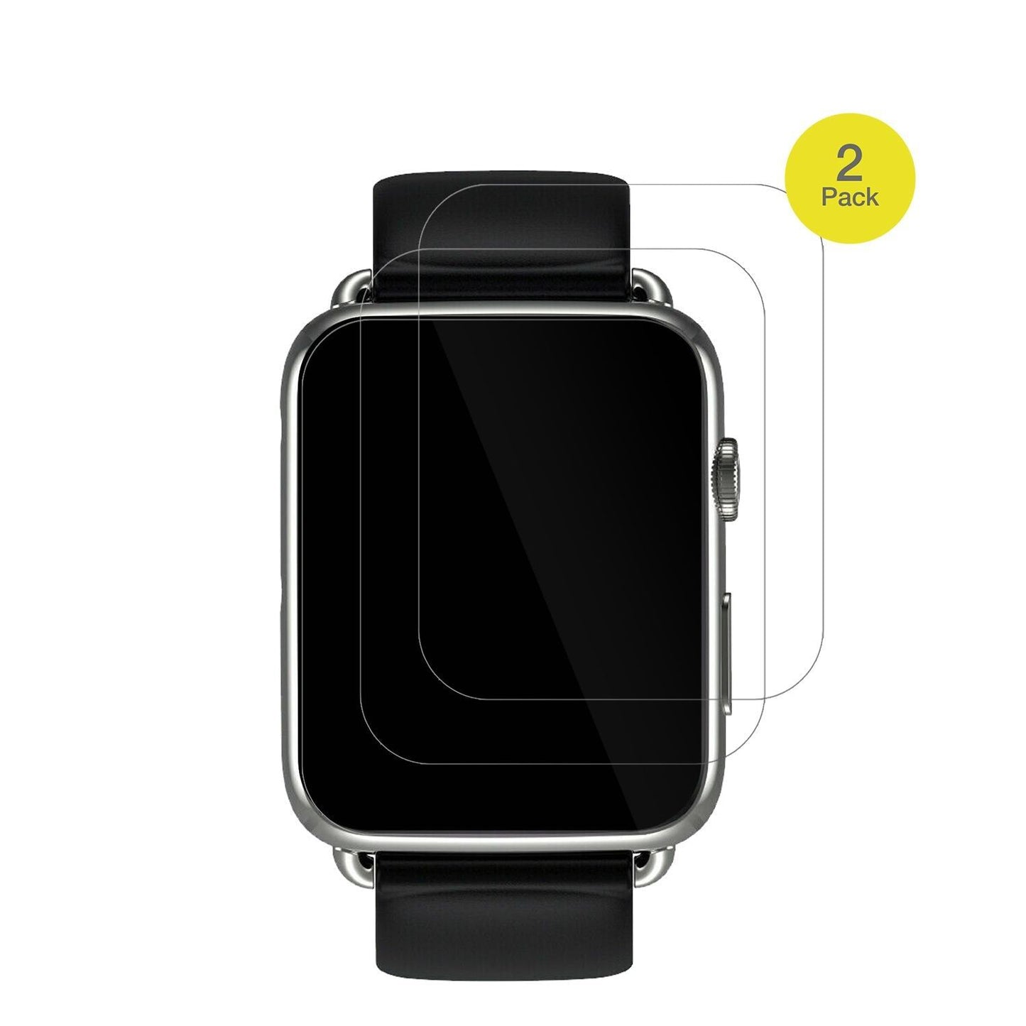 2x 3D Full Cover Schutzfolie für Smartwatch DM20 1 (2)