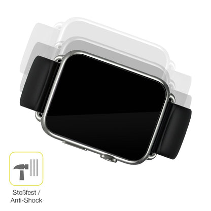 2x 3D Full Cover Schutzfolie für Smartwatch DM20 1 (4)