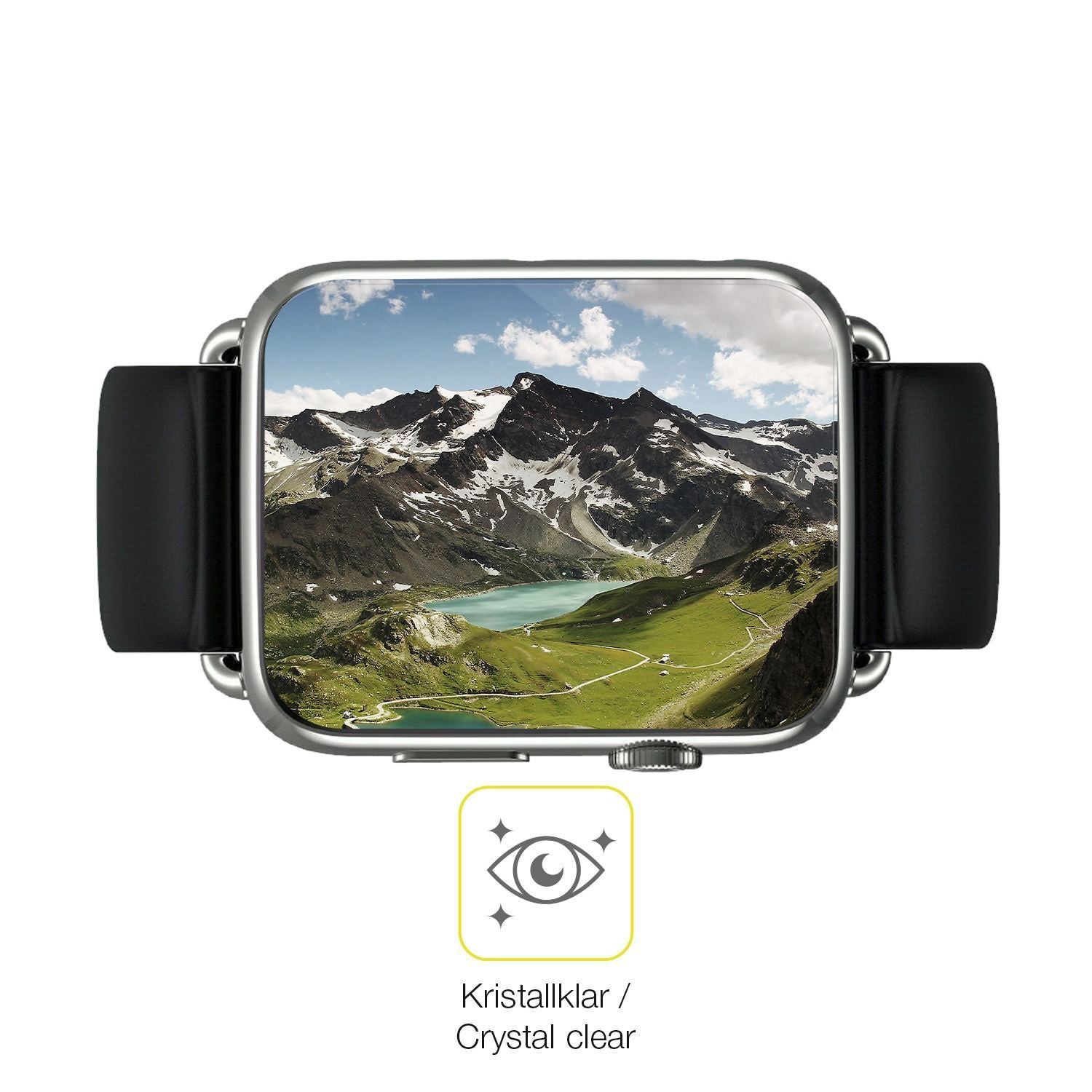 2x 3D Full Cover Schutzfolie für Smartwatch DM20 1 (5)