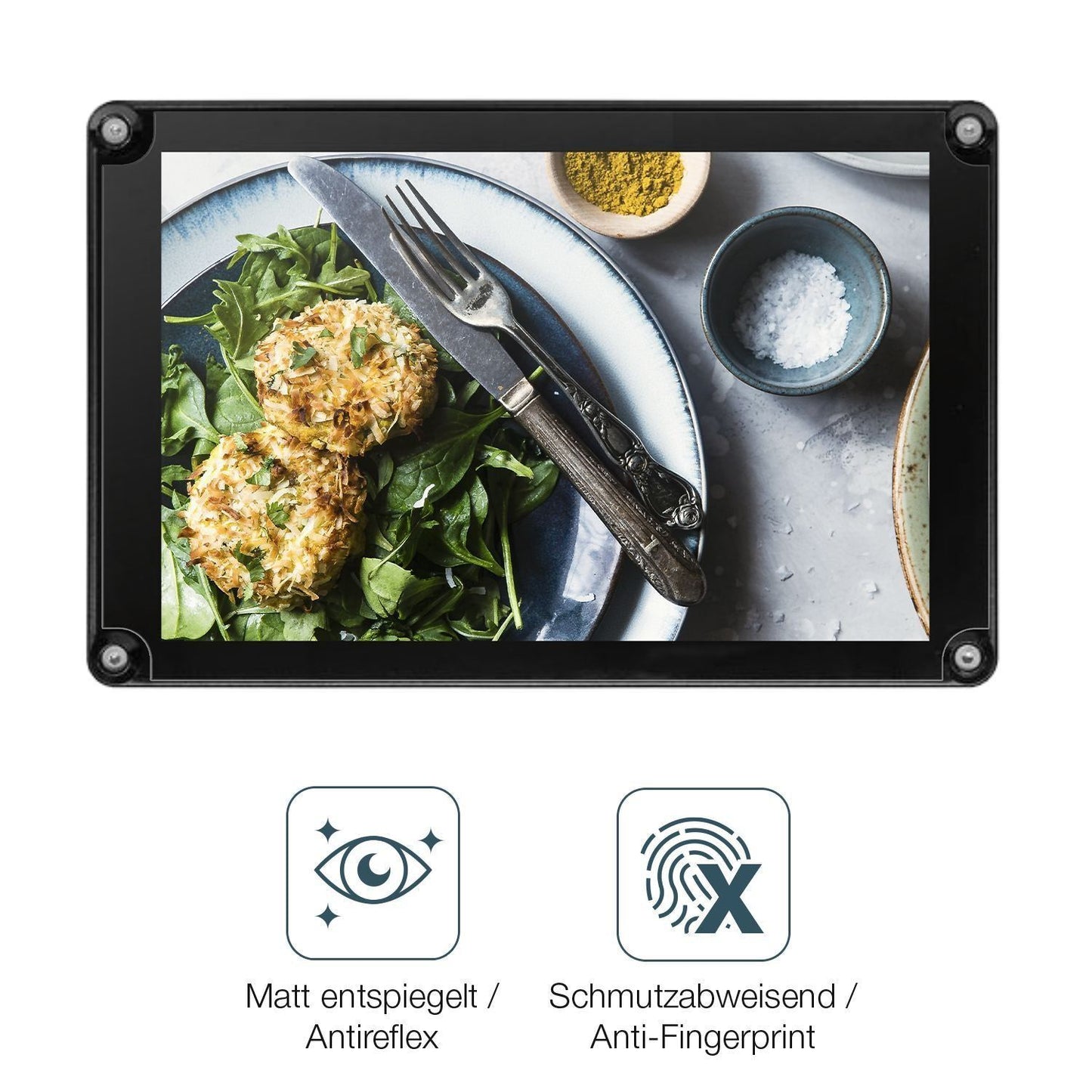 2x Schutzfolie matt für Portkeys HS8 Display-Schut (4)