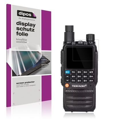 4x Schutzfolie klar für Tidradio TD-H3 Display-Sch (1)