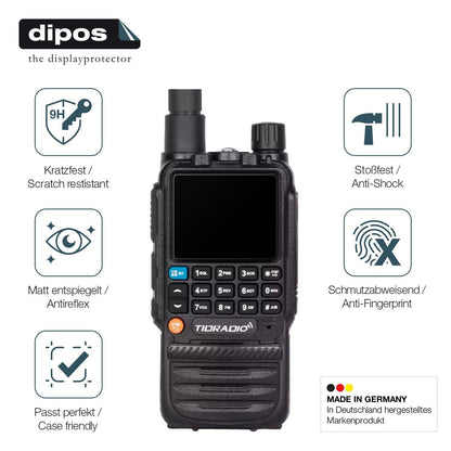 2x 9H Schutzfolie matt für Tidradio TD-H3 Panzerfo (7)