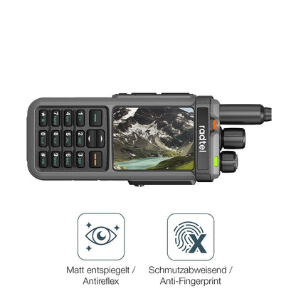 4x Schutzfolie matt für Radtel RT-880 Display-Schu (4)