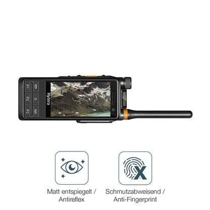 4x Schutzfolie matt für Hytera PDC680 Display-Schu (4)